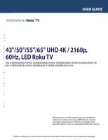 Insignia NS55DR620NA18 TV Operating Manual